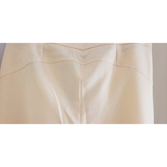 NWT MARSCIANO BY GUESS KELLY SKINNY YELLOW DUST PANT SIZE 6 - Picture 6 of 10